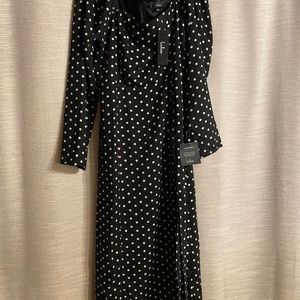 Lulus Black and White Polka Dot Dress